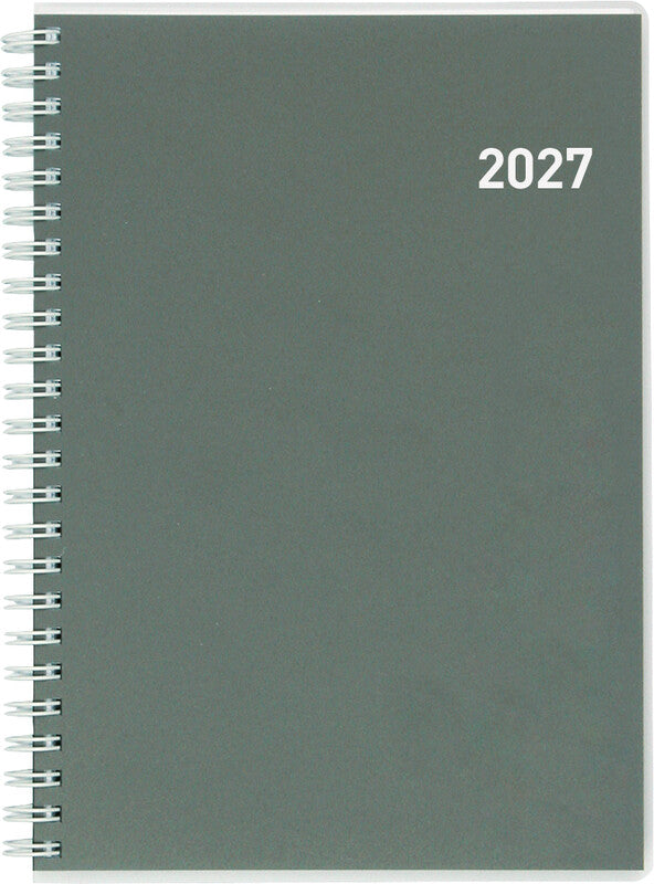 Biella Dispo Term Agenda – 1 Woche/2 Seiten, Spiralbindung, 14,5 × 20,5 cm, 2027, FSC