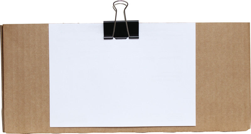 Q-CONNECT Büroklammern – Foldback-Clips – 51 × 22,1 mm – Metall – Schwarz – 10 Stück – Für bis zu 200 Blatt
