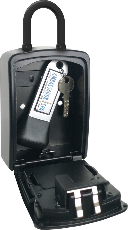 Rieffel Schlüsselkasten KSB-25 E B, 2 Haken, Elektronikschloss (Bluetooth/App)