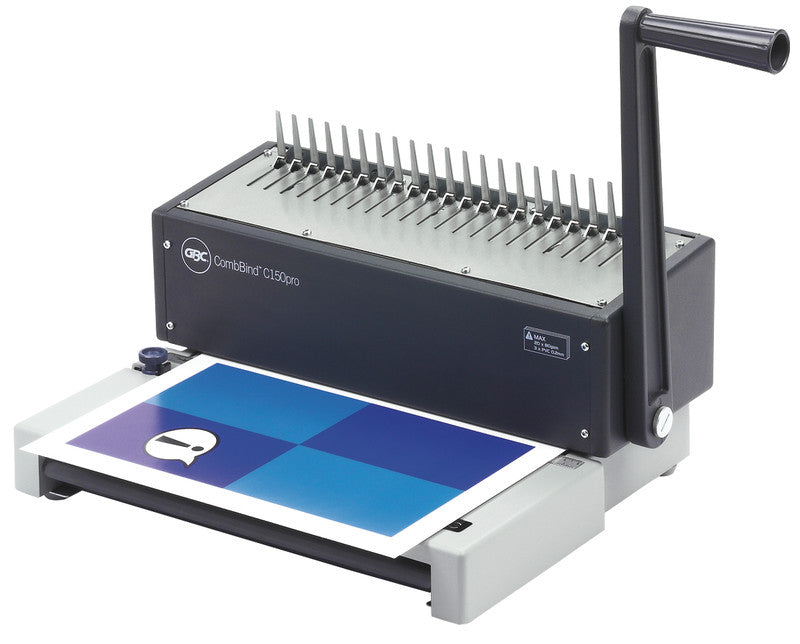 GBC CombBind C150Pro Bindegerät – Plastikbindung, für 21-Loch, A3, bis 20 Blatt