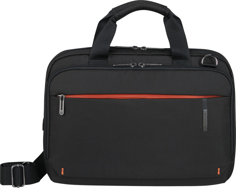 Samsonite Network 4 Notebook-Tasche – für Notebooks bis 14,1", 11 l, Aufsteckfunktion, schwarz