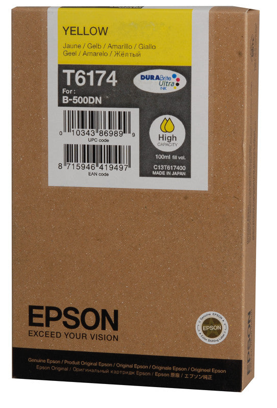 Epson Tintenpatrone T6174, Gelb, 7'000 Seiten – für Inkjetdrucker/Multifunktionsgeräte