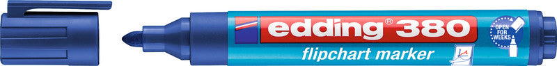 Edding Flipchart-Marker 380 – Rundspitze 1-5 mm – Blau – Nachfüllbar