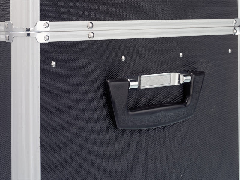 Leitz Hängemappen-Box A4 – für 15 Hängemappen, mit Tragegriff, 366 × 310 × 165 mm, Schwarz, Holz