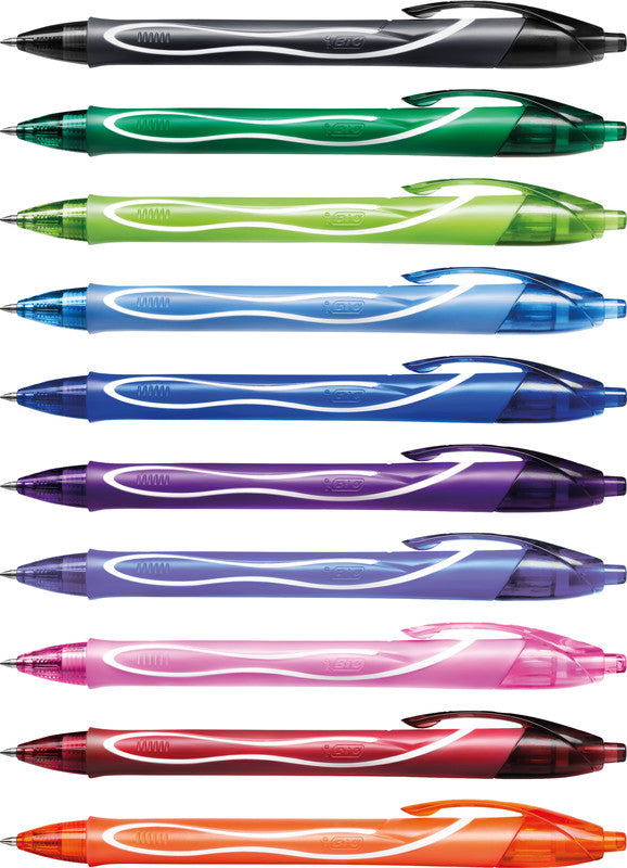 BIC Gel-ocity Quick Dry Gelschreiber – blau, 0,7 mm, schnelltrocknend, Druck, nachfüllbar