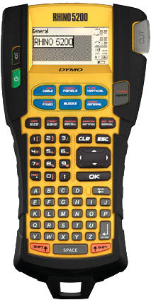DYMO LabelManager Rhino 5200 – Beschriftungsgerät, für Bänder bis 19 mm, Auto-Cutter, 180 dpi, 10 mm/s