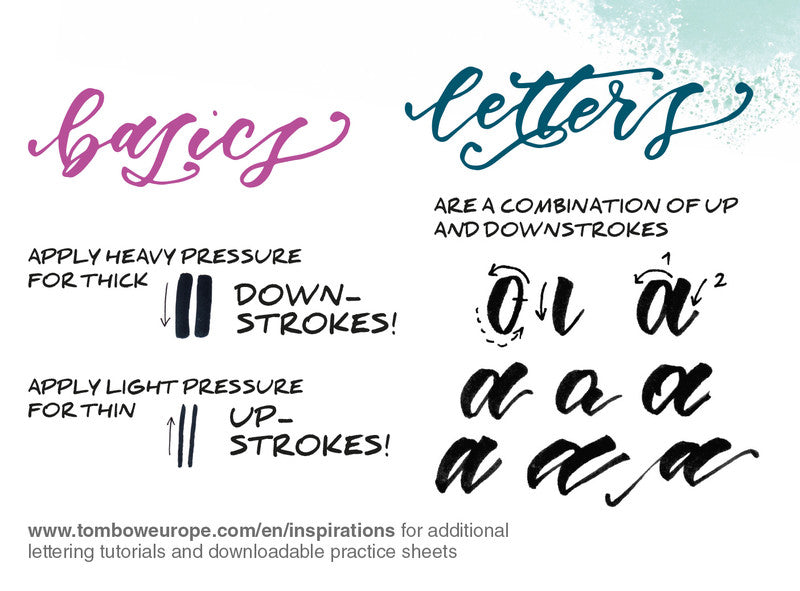 Tombow Bastelset Handlettering – für Fortgeschrittene – 4 ABT Dual Brush Pens