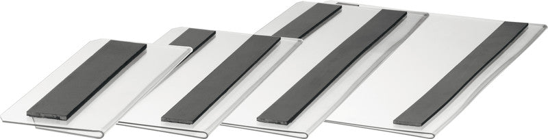Durable Magnetclip – 150 × 67 mm, transparent, wiederverwendbar, magnetisch, für 150 × 67 mm
