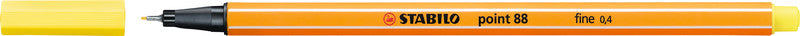 STABILO Point 88 Fineliner 0,4 mm – zitronengelb
