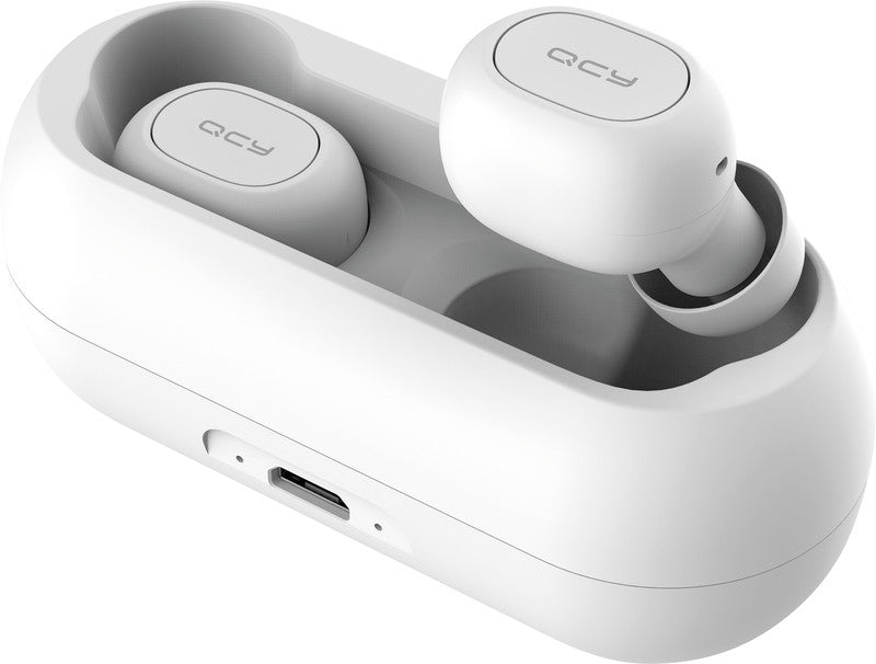 QCY T1C – True Wireless In-Ear Headset – Bluetooth 5.0 – Weiss – bis 4 h