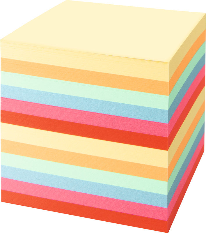 Folia Ersatzzettel – 90 × 90 mm – 700 Blatt – 70 g/m², geleimt, abreissbar, mehrfarbig, PEFC