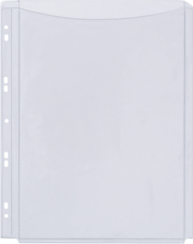 Q-CONNECT Sichtmappe A4 – Transparent, Kunststoff, Glänzend, 180 µm, 5er-Pack
