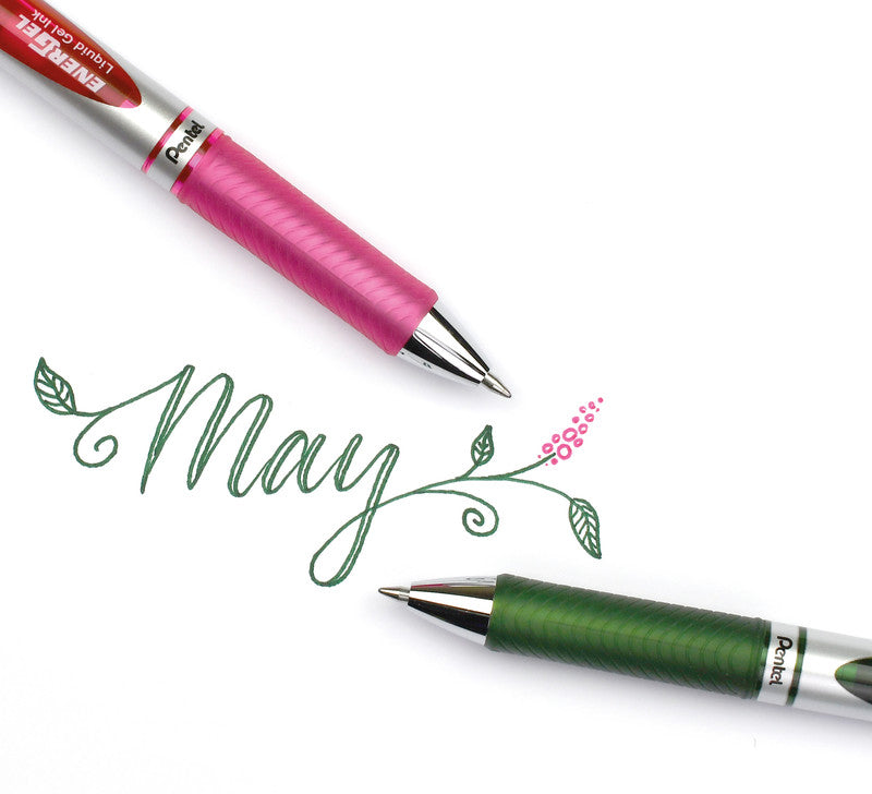 Pentel EnerGel X Gelschreiber – Dunkelgrün, 0,7 mm, schnelltrocknend, Druck, nachfüllbar
