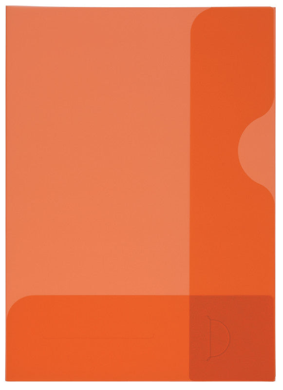 Kolma Konferenzmappe – A4, Visitenkartenfach, Kunststoff, Orange