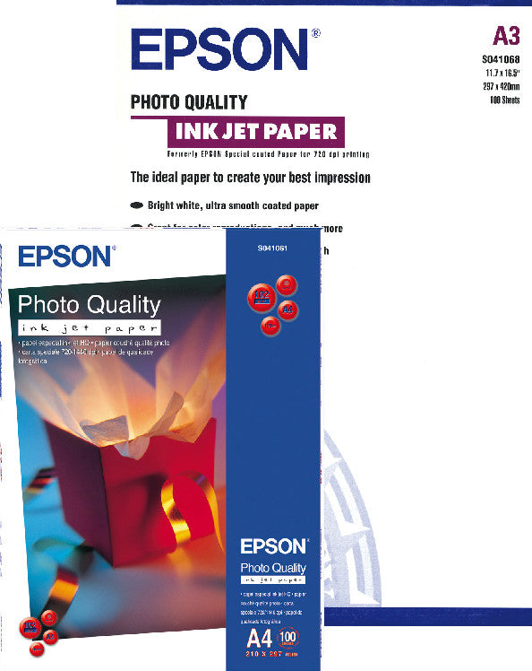 Epson Fotopapier – matt, A3+, 105 g/m², 100 Blatt – für Inkjet-Drucker