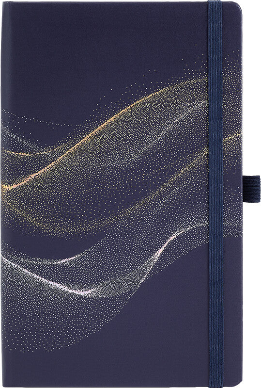 Castelli Notizbuch – A5 – liniert – 192 Seiten – 80 g/m² – gebunden, Gummiband, Stiftschlaufe – mehrfarbig