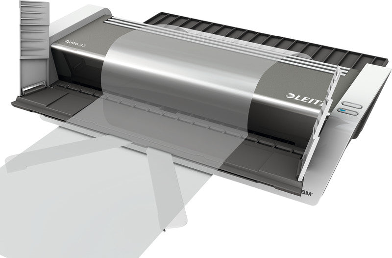 Leitz iLAM Touch 2 Turbo Laminiergerät A3 – Heisslaminator, bis 250 µm, 6 Rollen, 1'500 mm/min, anthrazit