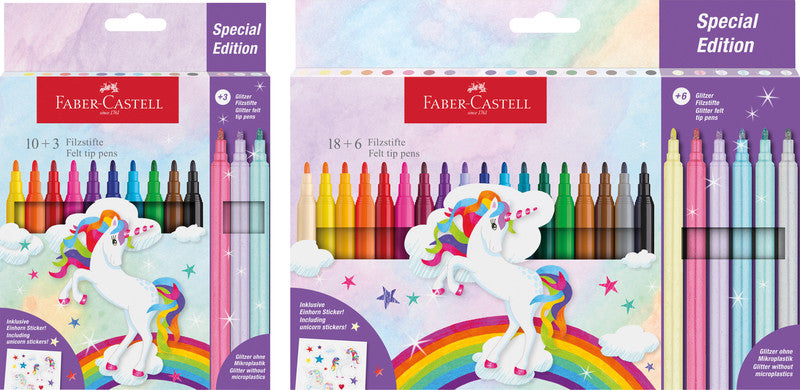 Faber-Castell Filzstifte, Strichbreite 1 mm, 24 Farben