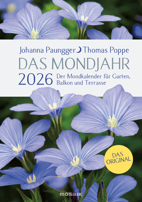Mosaik Lesekalender Das Mondjahr 2026 – 14,8 × 21 cm – 1 Woche/Blatt – d – mit Tagesfeldern