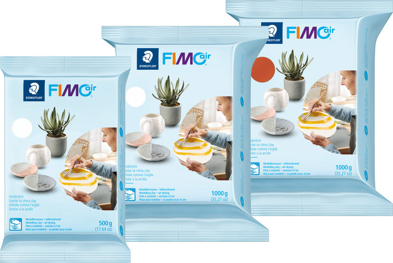 Staedtler Fimo Modelliermasse – Weiss – 96 × 190 × 32 mm, 1 kg