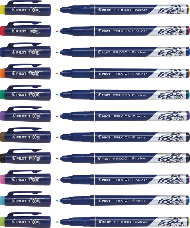 Pilot Fineliner – 12er-Set – 0,45 mm – 12 Farben, sortiert