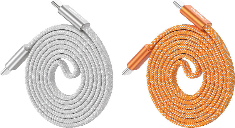 Dux Ducis USB-Kabel – USB-C auf USB-C – USB 2.0 (480 Mbit/s) – 1 m – PD 60 W – Magnetisch – Orange