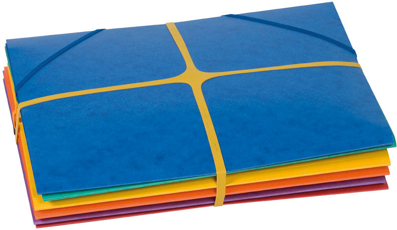 Q-Connect – Kreuzgummibänder – 10 × 15 mm, Ø 100 mm, farbig sortiert, Naturkautschuk, 100 g