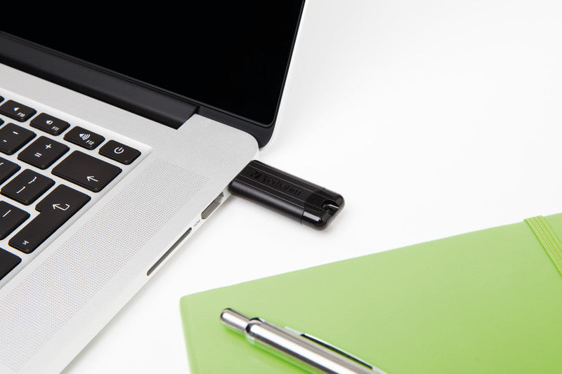 Verbatim Pin Stripe USB-Stick – 256 GB, USB 3.0, Schwarz