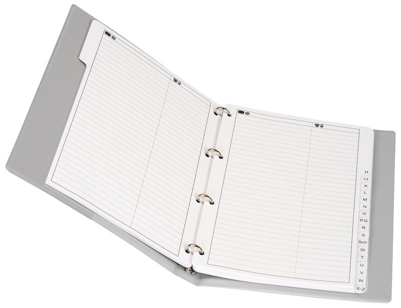 Biella Tel-Rex Agenda – 13,8 × 22,0 cm, schwarz