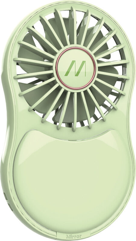Muitomas Handventilator MIRRORFANGN – 3 Stufen, USB-C, Grün