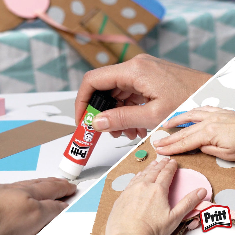 Pritt Klebestift – Stift, permanent, transparent, lösungsmittelfrei, 22 g, für Papier, Karton