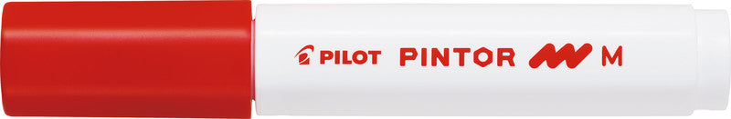 Pilot Pigment-Marker Pintor – Rundspitze 1,5-2,2 mm – Sortiert – 6er-Set – Für dunkle Oberflächen geeignet