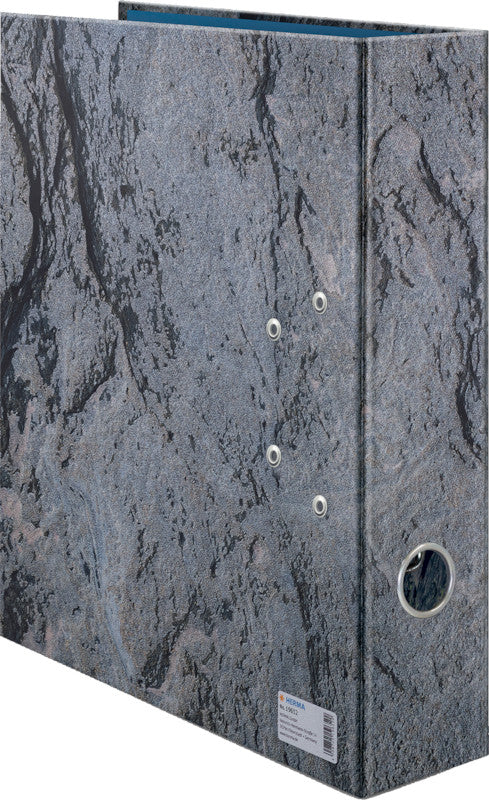 HERMA Ordner – A4 hoch – 2-Ring Hebelmechanik, Rücken 70 mm – mehrfarbig, Karton, mit Niederhalter