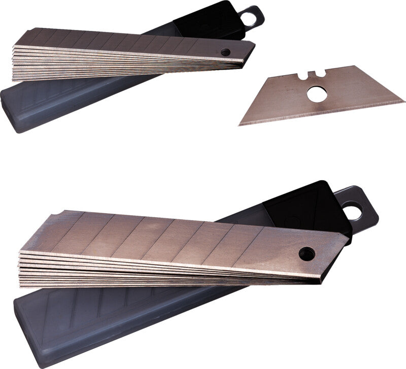 Q-CONNECT Ersatzklingen – 18 mm, silber, 12 Stück