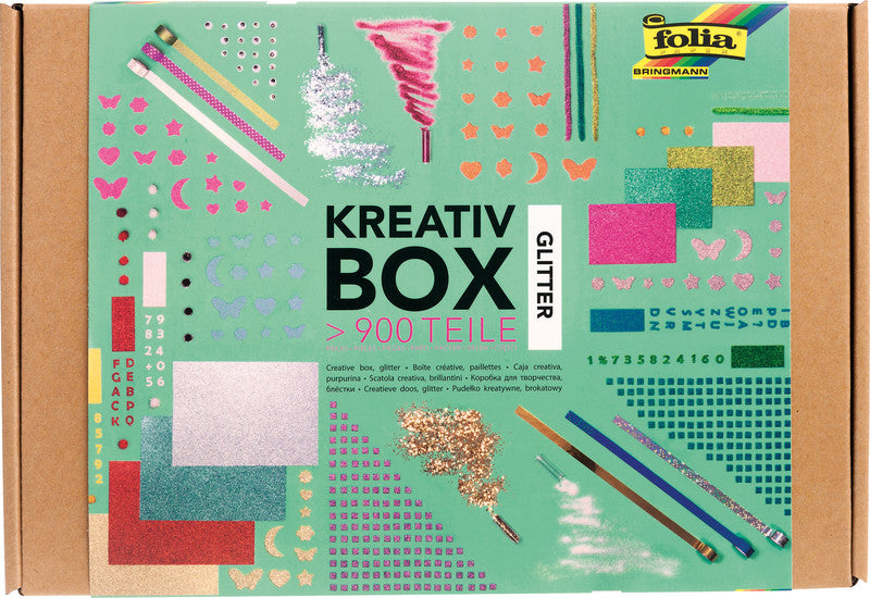 Folia Glitter – Kreativbox – 900-teilig – ab 3 Jahren