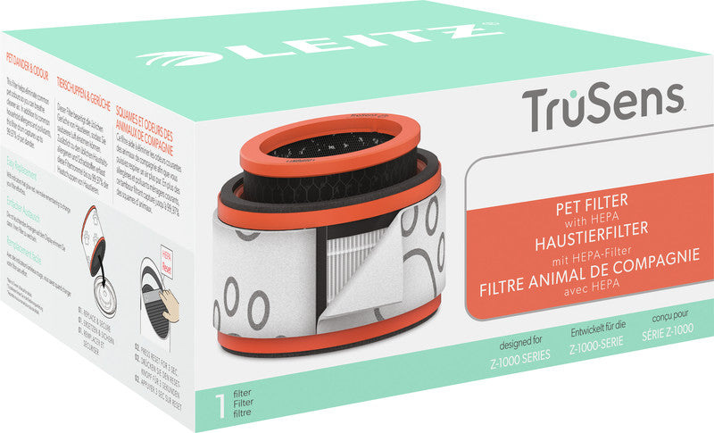 Leitz 3-in-1 Kombifilter (Haustier) – für TruSens Z-1000, weiss