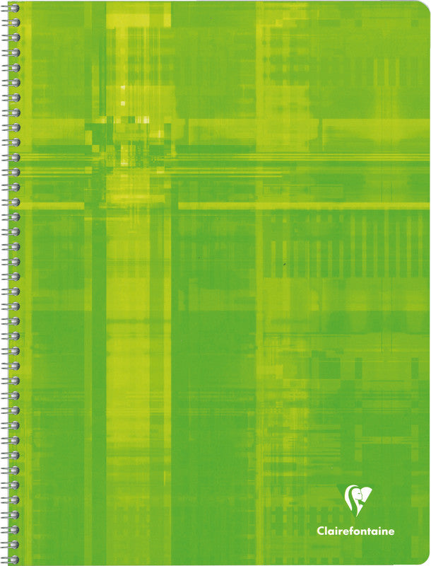 Clairefontaine Spiralheft, 240 × 320 mm, kariert 5 mm, 50 Blatt, 50 g/m² – sortiert