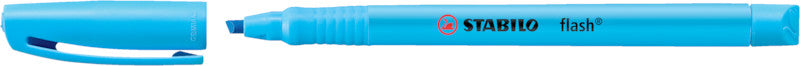 STABILO flash Textmarker Set 4 Farben – Keilspitze, 1–4 mm