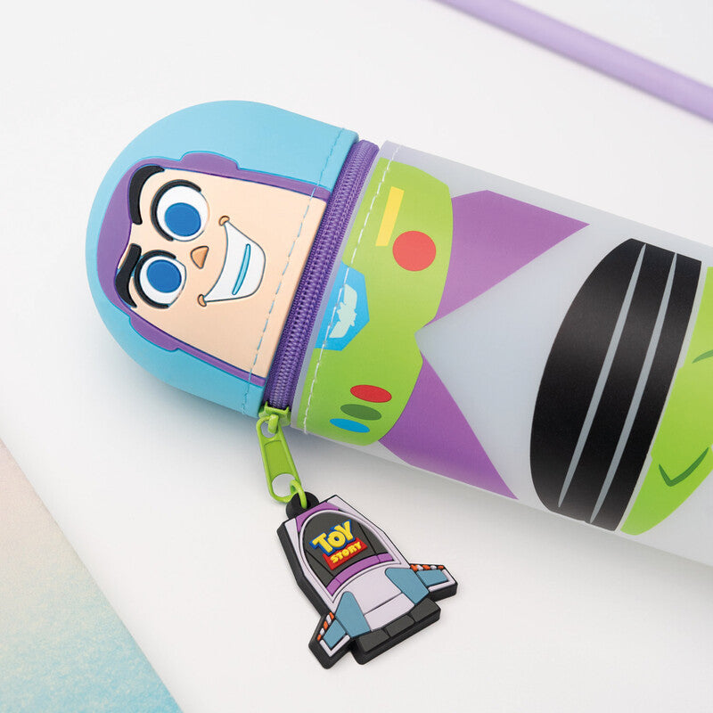 Disney Schlamperetui, Toy Story Buzz, Mehrfarbig, Silikon, 7 × 18 cm