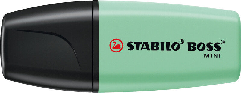 STABILO BOSS Textmarker Mini Set 5 Pastellfarben – Keilspitze, 2–5 mm