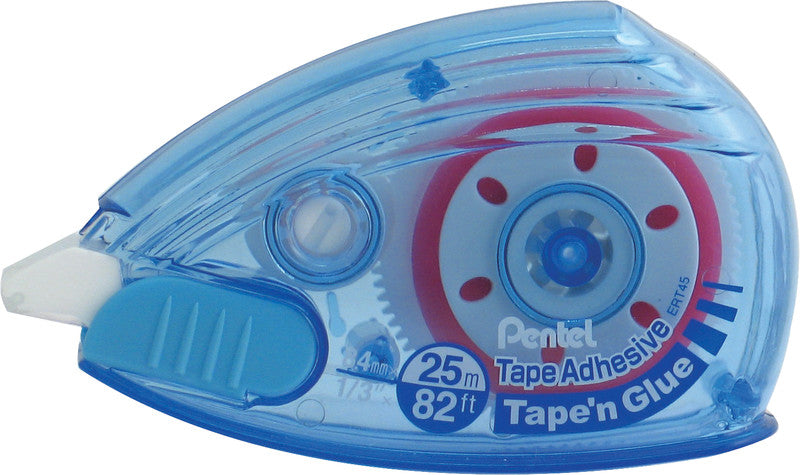 Pentel Kleberoller – Roller, permanent, transparent, säurefrei, 8,4 mm × 25 m, für Papier, Karton, Fotos