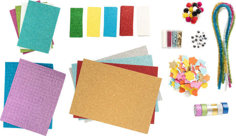Folia Glitter – Kreativbox – 900-teilig – ab 3 Jahren