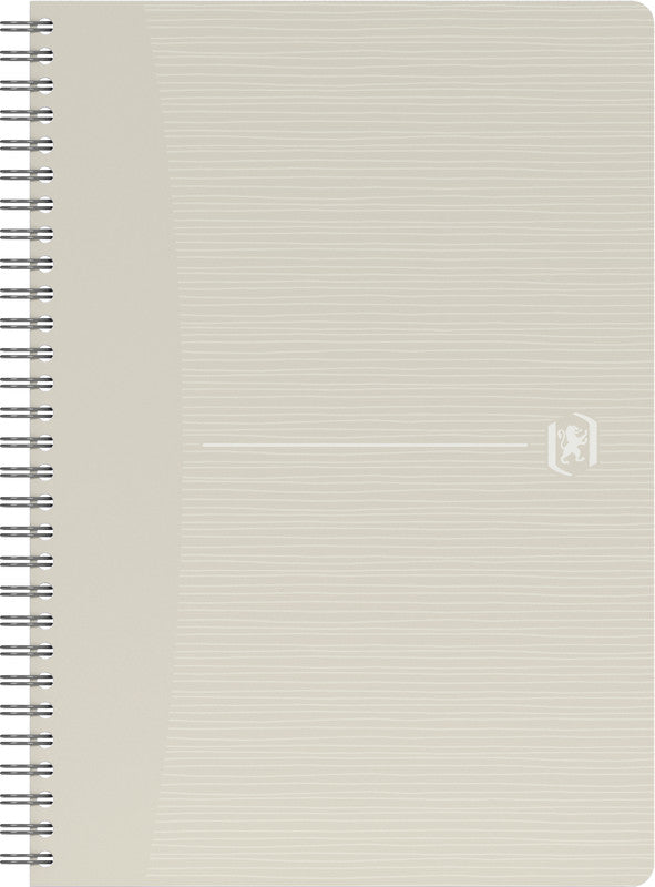 Oxford Collegeblock A5, kariert 5 mm, Spiralbindung, 90 Blatt, 90 g/m² – weiss, für SCRIBZEE App