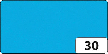 Folia Seidenpapier satiniert, glänzend – blau – 50 × 70 cm, 13 Bogen