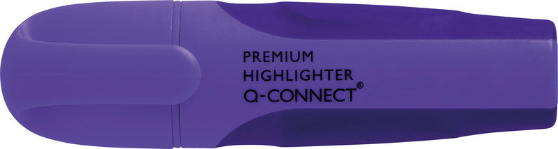 Q-CONNECT Textmarker Set 6 Farben – Keilspitze, 2–5 mm