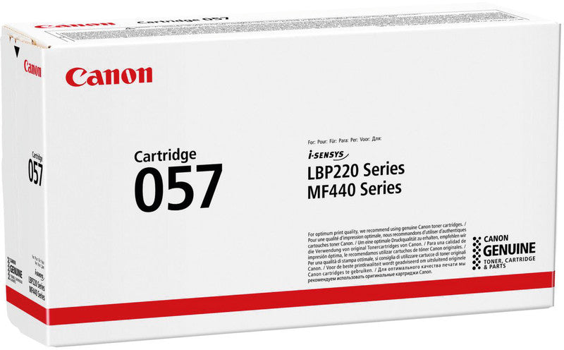 Canon Toner 057 – schwarz, 3100 Seiten – für Mono-Laserdrucker/Multifunktionsgeräte