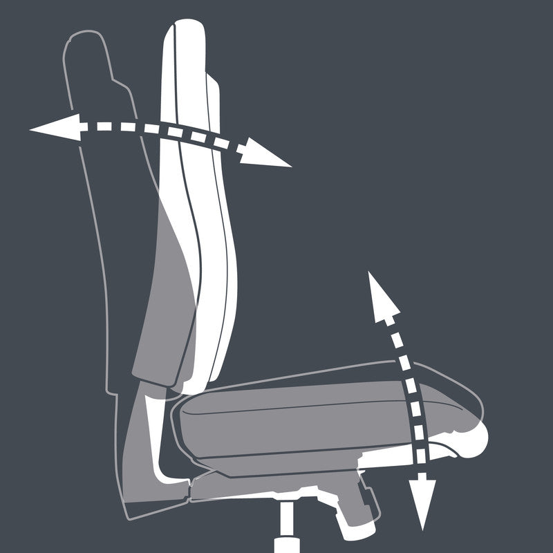 Topstar Bürostuhl Open Point Sy – Sitzhöhe 43–51 cm, 110 kg, Schwarz