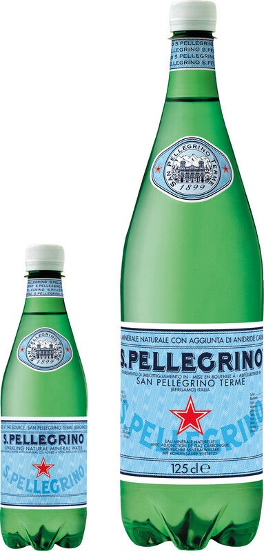 S.Pellegrino Mineralwasser prickelnd – 1,25 l