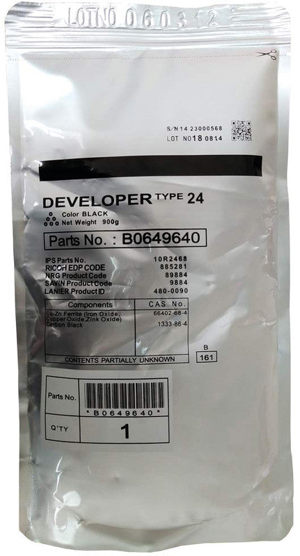 Ricoh Entwicklereinheit – 4er-Set – bis zu 300'000 Seiten – OEM B0649640
