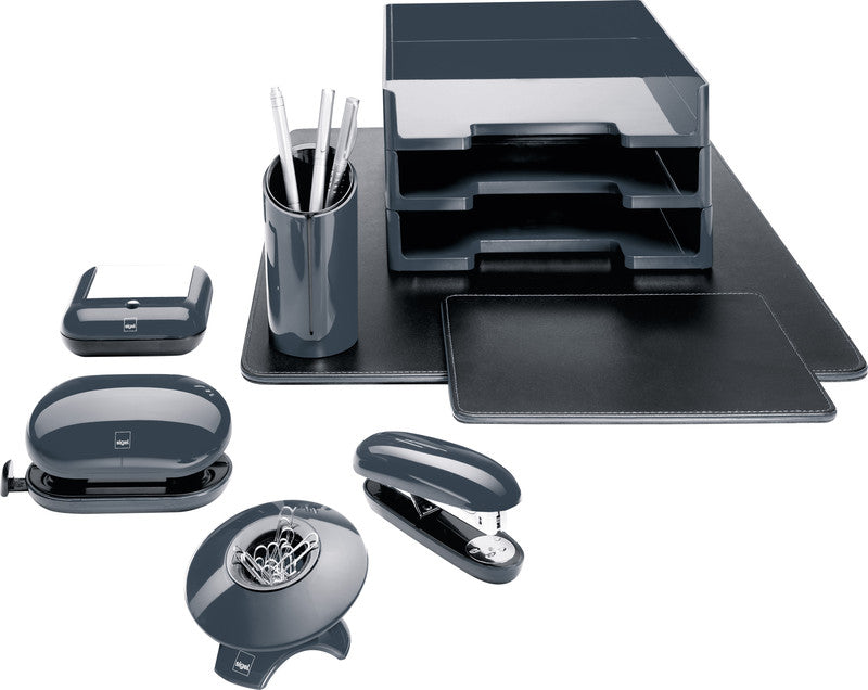 Sigel Klammerspender – Kunststoff, Grau, 95 × 55 mm